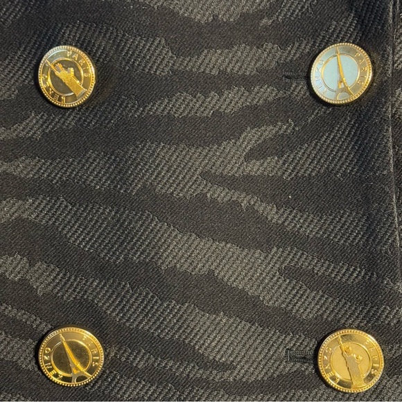 Kenzo x H&M black zebra print coat - Picture 6 of 10